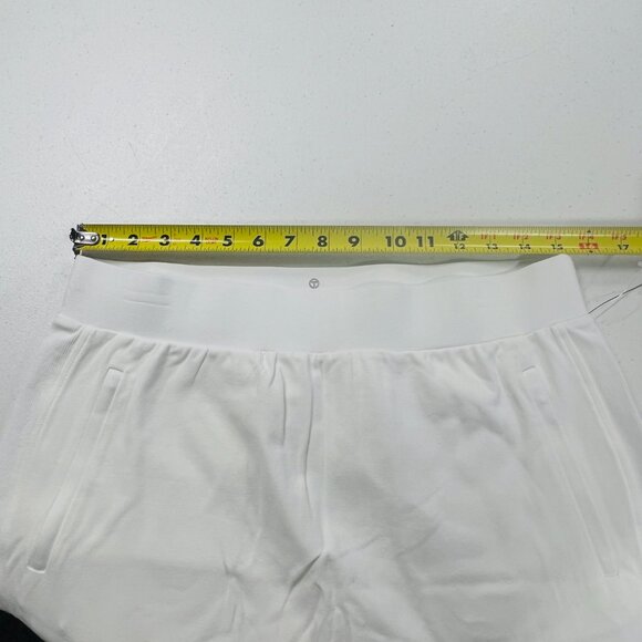 NWT T by Talbots White Everyday Stretch Skort - Size Medium Ribbed Sided Pockets - Picture 5 of 7
